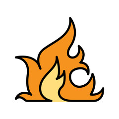 Fire, flame, burn icon