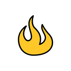 Fire, flame, burn icon