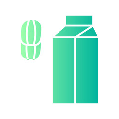 oat milk gradient icon