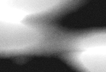 Abstract black and white gray grainy texture gradient background
