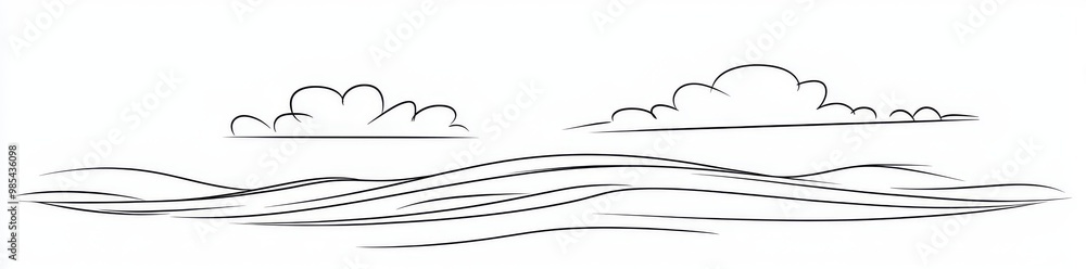 Canvas Prints the continuous line drawing of the cloud symbolizes its stability. cloud line icon. one line drawing