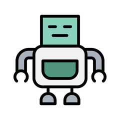 Naklejka premium Robot icon