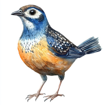 recommend clip art: Quail watercolor clipart illustration isolated