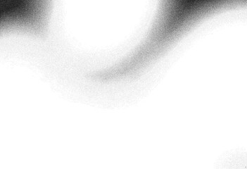 Abstract black and white gray grainy texture gradient background