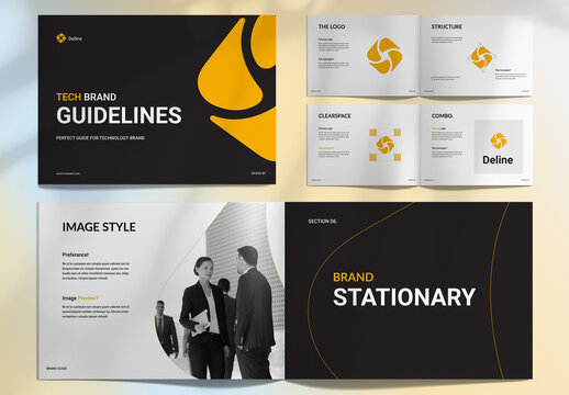 Modern Tech Brand Identity Guideline
