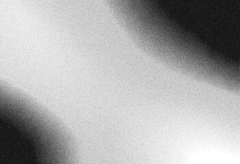 Abstract black and white gray grainy texture gradient background