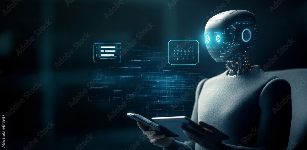 Poster the emergence of intelligent conversation bots in customer service.