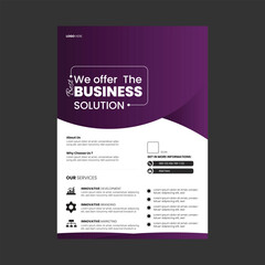 MODERN BUSINESS FLYER.
