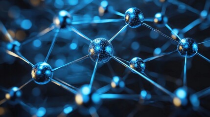 Abstract Network Connection   Technology Background