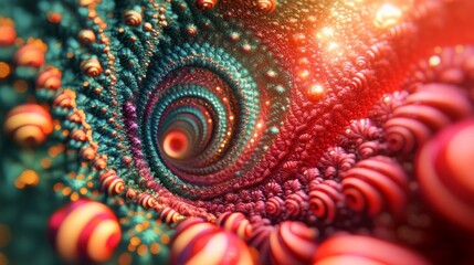 Abstract Spiral Tunnel.