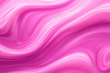 Fototapeta premium Abstract Pink Fluid Art with Swirling Metallic Highlights and Soft Gradients. Generative AI