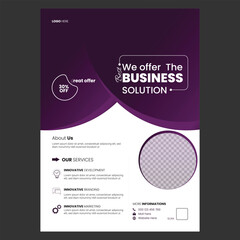MODERN BUSINESS FLYER.