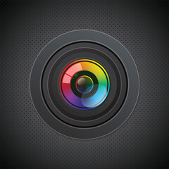 camera photo lens icon