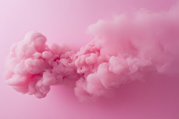 Fototapeta premium abstract pink cloud background valentines concept. Generative AI
