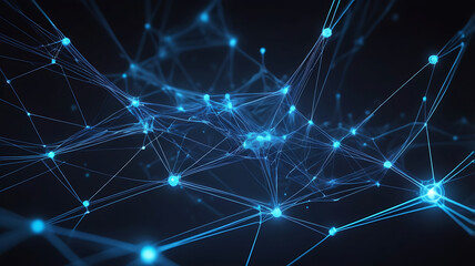 Abstract Digital Network, technology background