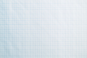 Graph paper background with blue grid lines for mathematical and scientific illustrations