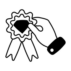 Premium quality icon in glyph style 