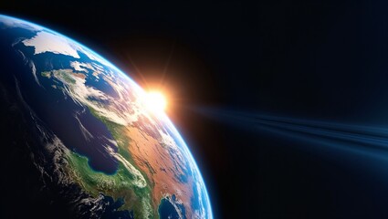 우주에서 본 지구