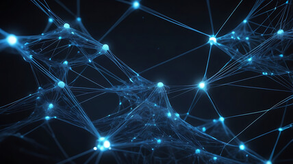 Abstract Digital Network, technology background