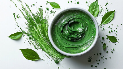 Obraz premium Face Cream on Solid Background