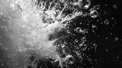 Obraz premium Water bubbles abstract