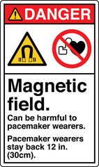 Fototapeta premium ANSI Z535 Safety Sign Marking...