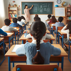 수업하는 아이들