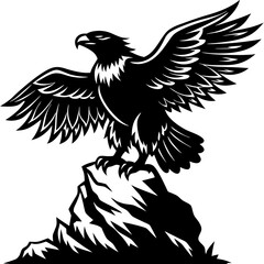 Scorpion Silhouette with Curled Tail Ready to Strike Vector Art