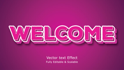 3d text effect vector style