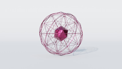 혼천의를 참고한 로고 조형물