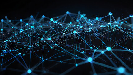 Obraz premium Abstract Digital Network, technology background