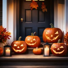 Obraz premium halloween pumpkin