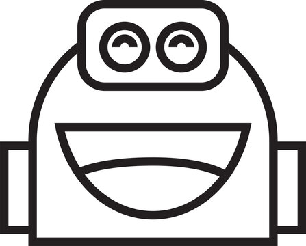 recommend clip art: Cute Robot Avatar Line Art
                    