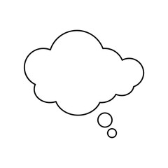 speech bubble vector image loud, speech, bubble, illustration, icon, vector, symbol, design, thought, web, message, sign, cartoon, sky, communication, weather, think, blank, 3d, balloon, rain, shape, 