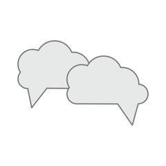 speech bubble vector image loud, speech, bubble, illustration, icon, vector, symbol, design, thought, web, message, sign, cartoon, sky, communication, weather, think, blank, 3d, balloon, rain, shape, 