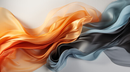 Metallic smoke in shades of silver, gold, and bronze, swirling with a glossy, reflective finish, creating a luxurious and modern background, perfect for high-end designs