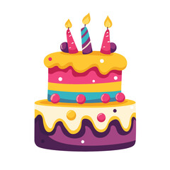 Wedding cake illustration