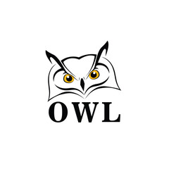 simple owl logo