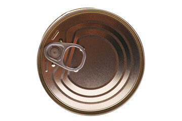 Tin can isolated on white