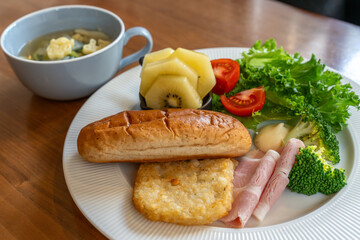 ホテルライクな朝食