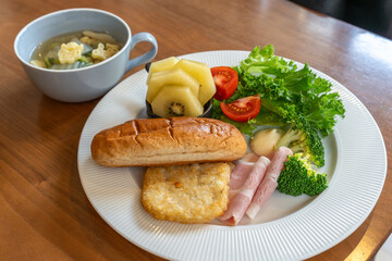 ホテルライクな朝食