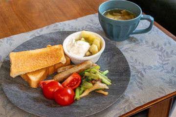 ヘルシーな朝食