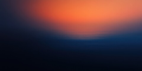 A serene gradient of colors depicting a tranquil sunset over calm waters.