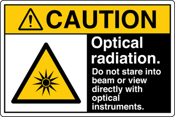 Obraz premium ANSI Z535 Safety Sign Marking...