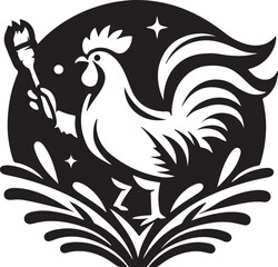 Chicken logo Design eps file
