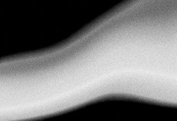 Abstract black and white gray grainy texture gradient background