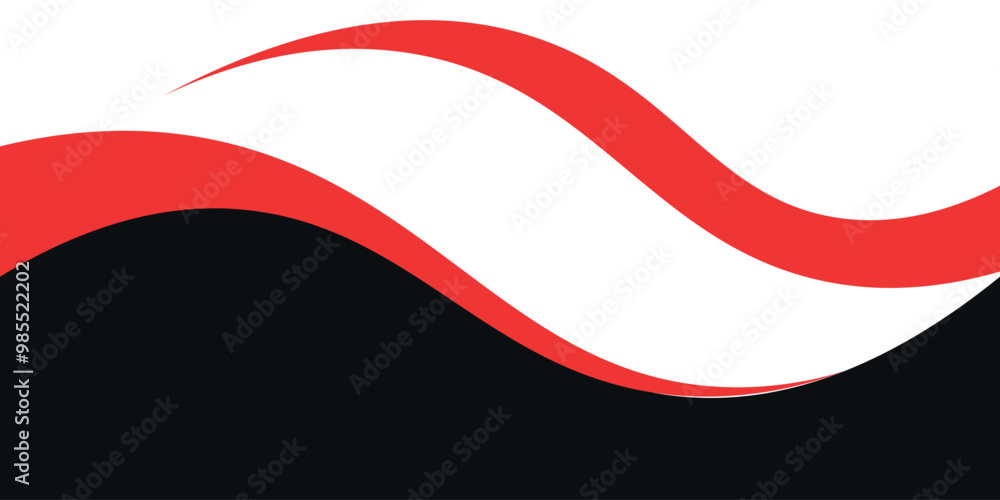 Aufkleber abstract red and blue banner background. graphic design banner pattern background template. dynamic 