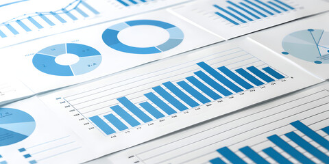 Collection of Detailed Business Charts and Graphs