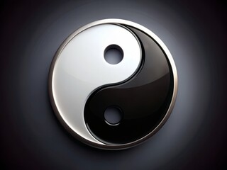 Circular harmony surrounds opposites, balancing opposing forces within a seamless unity, where opposing energies merge