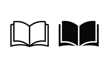 Book icon, Book sign vector 